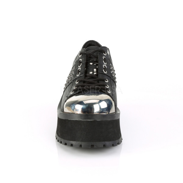 2 3/4 inches Platform Lace-Up Shoe W/ Metal Toe Cap — image 10 of 12