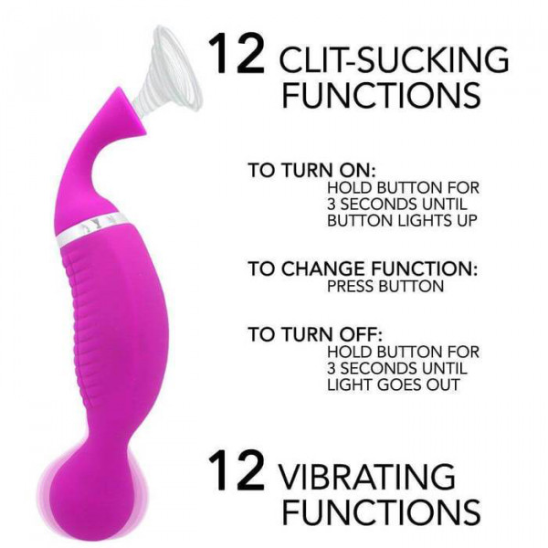 Duo Tease Clit Sucker & Vibrator