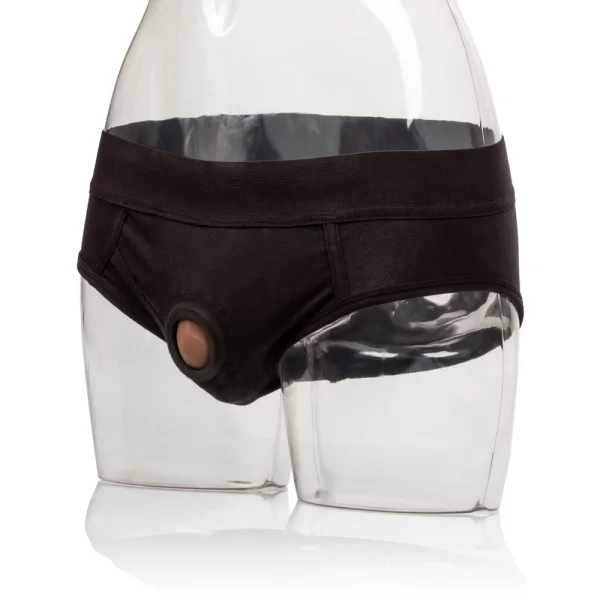 Packer Gear Silicone Packing Penis 4" / 10.25 cm By CalExotics - Chocolate
