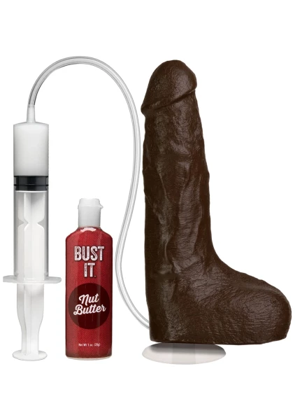 Bust It Squirting Realistic Cock by Doc Johnson -  Cocoa