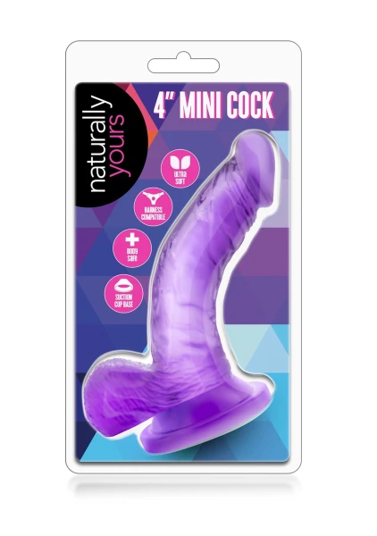 Naturally Yours - 4 Inch Mini Cock - Pink