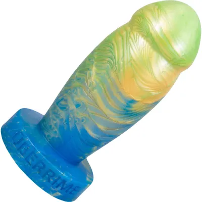 The Amplus Thick 7 Silicone Abstract Dildo By Uberrime Macaw
