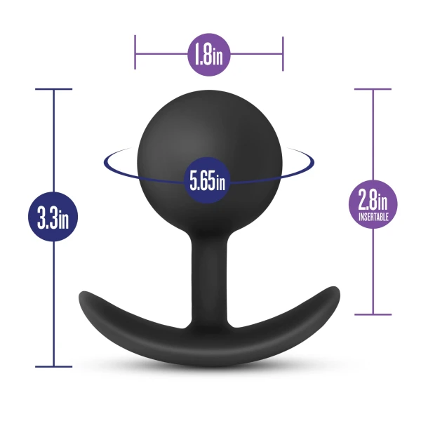 Luxe Wearable Vibra Plug Black