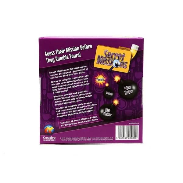 Secret Missions Dinner Party Game