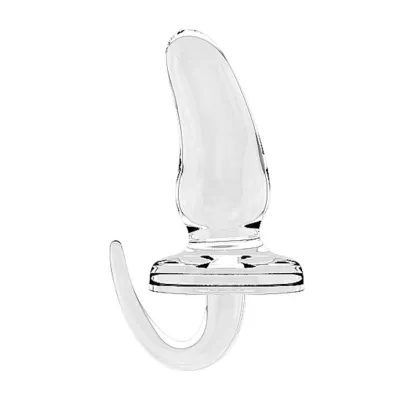 No15 Butt Plug Clear 6 Inch