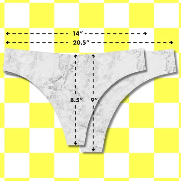 Bonks Individually Packaged Rock Bottom Seamless Thong - One Size