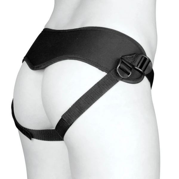 Vac-U-Lock Supreme Harness with Vibrating Plug