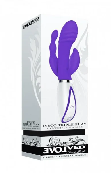 Evolved Disco Triple Play Vibrator — image 5 of 10