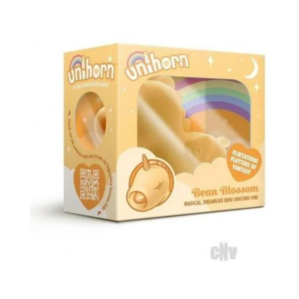 Clitoral Stimulation: Unihorn Bean Blossom Flicking Vibrator Yellow