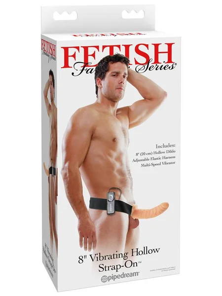 Fetish Fantasy Series 8'' Vibrating Hollow Strap-On
 — image 8 of 8