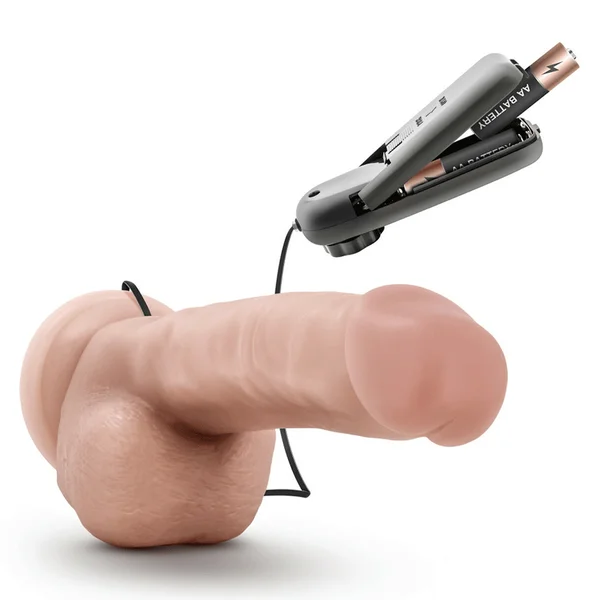 Dr. Skin Realistic 8.75 Inch Dr. Jay Vibrating Suction Anal Dildo with Balls — image 6 of 7