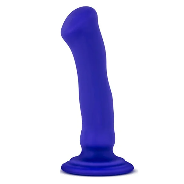 Impressions N2 Blue Vibrating Silicone Anal Dildo with Suction Cup by Blush Novelties — image 2 of 7