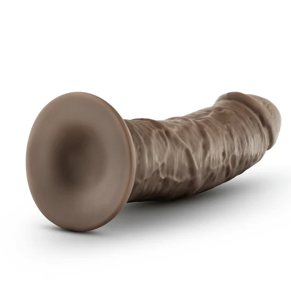 Dr. Skin Thick 8 Inch Brown Realistic Suction Cup Anal Dildo by Blush Novelties — image 4 of 7