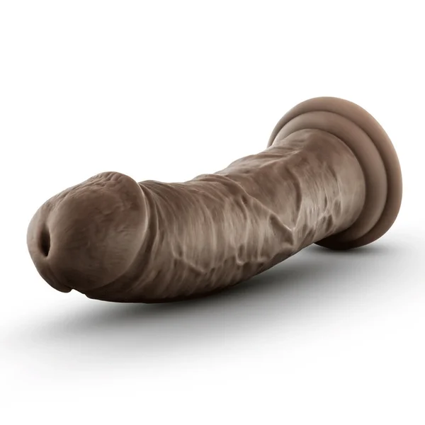 Dr. Skin Thick 8 Inch Brown Realistic Suction Cup Anal Dildo by Blush Novelties — image 2 of 7