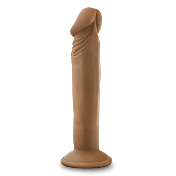 Dr. Skin Small 6 Inch Brown Starter Anal Suction Dildo by Blush Novelties — image 3 of 7