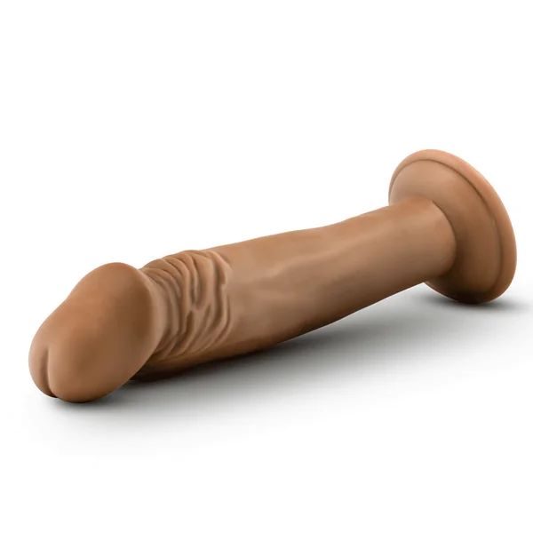 Dr. Skin Small 6 Inch Brown Starter Anal Suction Dildo by Blush Novelties — image 2 of 7