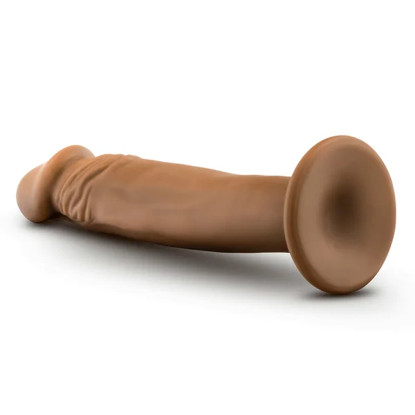Dr. Skin Small 6 Inch Brown Starter Anal Suction Dildo by Blush Novelties — image 4 of 7