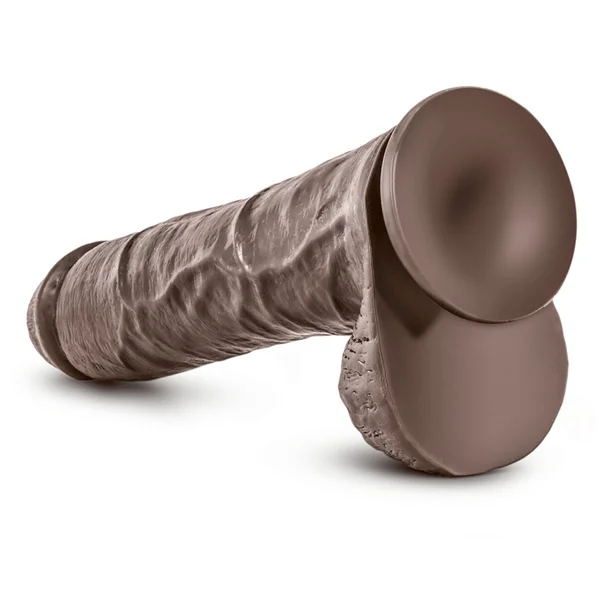 Dr. Skin Huge 11.5 Inch Mr. Savage Brown Suction Anal Dildo by Blush Novelties — image 4 of 6