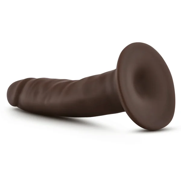 Dr. Skin 5.5 Inch Brown Suction Cup Anal Dildo for Men by Blush Novelties — image 5 of 7