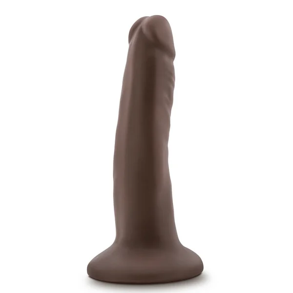 Dr. Skin 5.5 Inch Brown Suction Cup Anal Dildo for Men by Blush Novelties — image 6 of 7