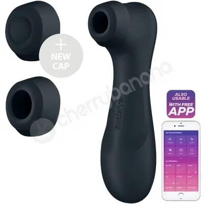 Satisfyer Pro 2 Generation 3 Black Liquid Vibration Air Pulse With Connect App