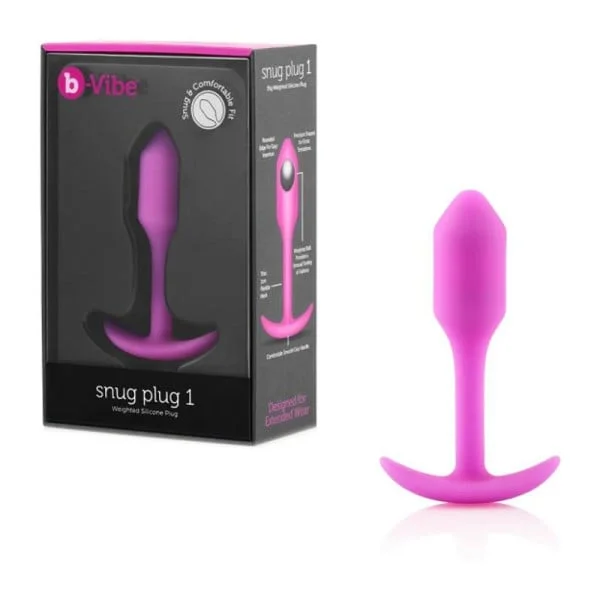 B-vibe Snug Plug 1 - Black