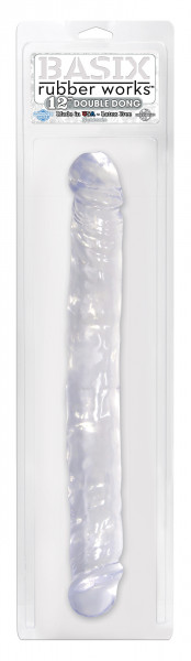 Pipedream Basix Rubber Works - 12" Double Dong — image 4 of 8