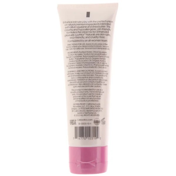 Calexotics LuvMor Naturals Hybrid Personal Lubricant