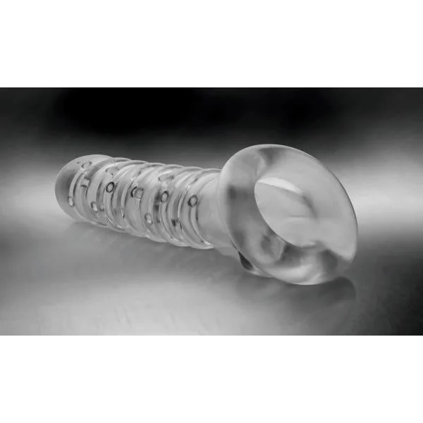Tom Of Finland Textured Girth Enhancer Clear