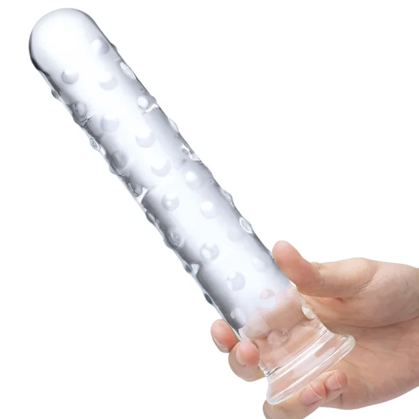 Gläs 10" Extra Large Glass Dildo - Clear
