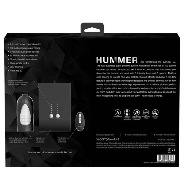 VeDO Hummer Auto Blow Job Machine | Oral Sex Simulator for Men