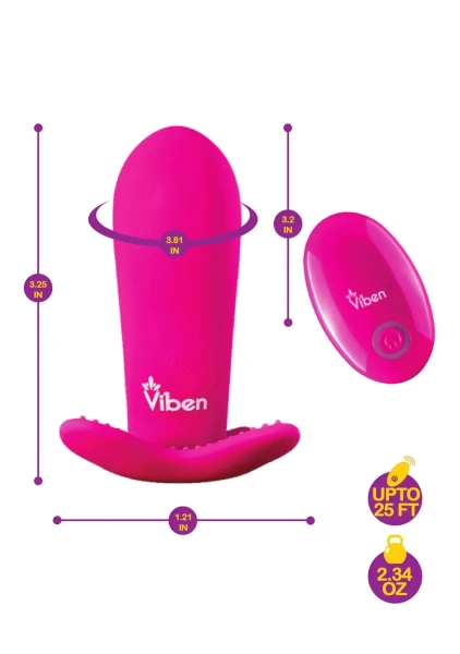 Viben Intrigue Wearable G-Spot Vibrator with Remote