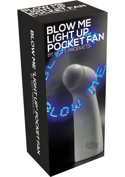 Games & Novelty: Blow Me Light Up Pocket Fan