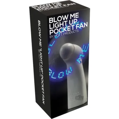 Games Novelty Blow Me Light Up Pocket Fan