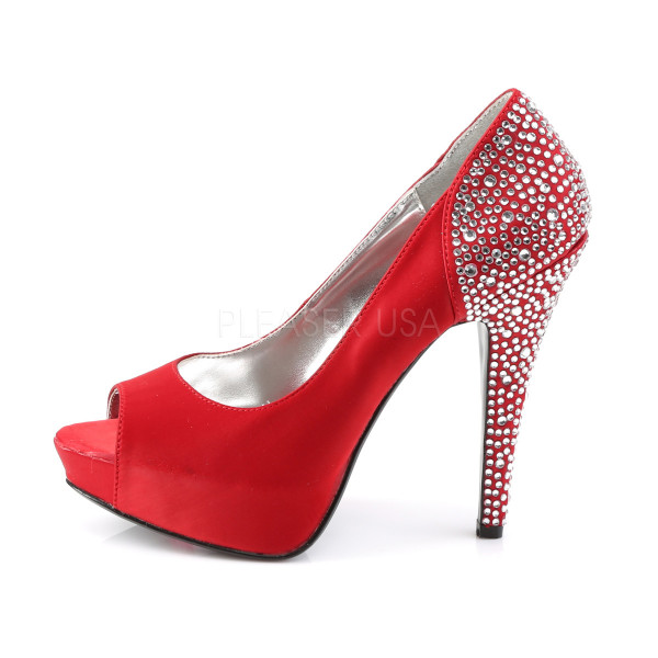 5 inches Heel, 1 inches PF Peep Toe Pump w/RS on Heel — image 7 of 8