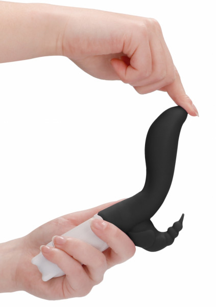 Buzzy Bee Vibrator - Black - Silicone Sex Toys