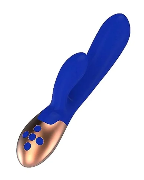 Heating G-spot Vibrator - Exquisite   - Blue - 8 Inch