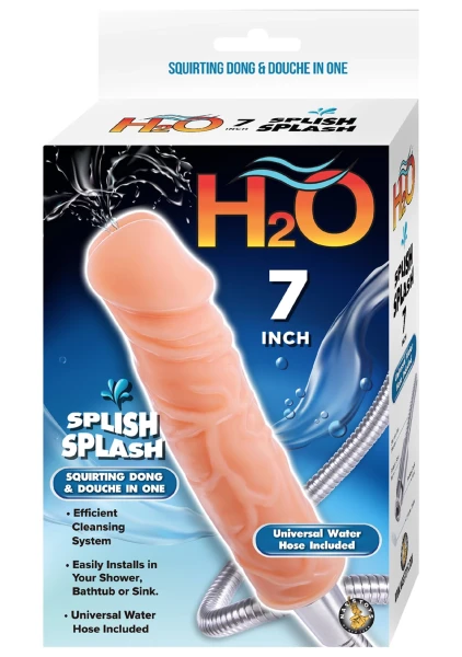 H2O Splish Splash 7 Inch Dildo Douche