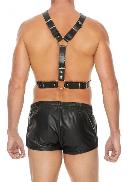 Men's Harness With Metal Bit - Black — image 6 of 6