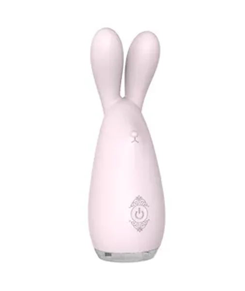 Reba Rabbit Vibrator - Baby Pink - 5 Inch
