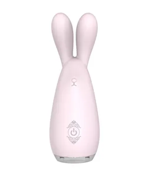 Reba Rabbit Vibrator - Baby Pink - 5 Inch