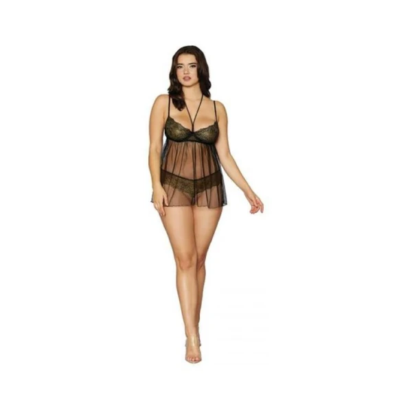 Dreamgirl Babydoll with G-String
