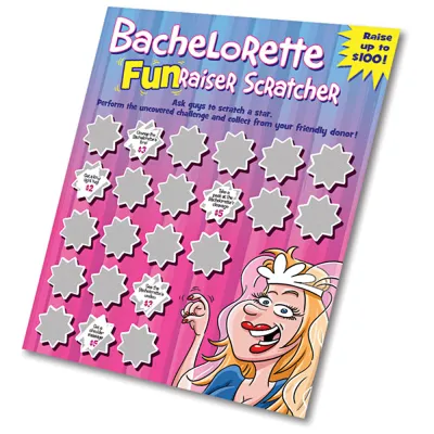 BACHELORETTE FUN RAISER SCRATCHER