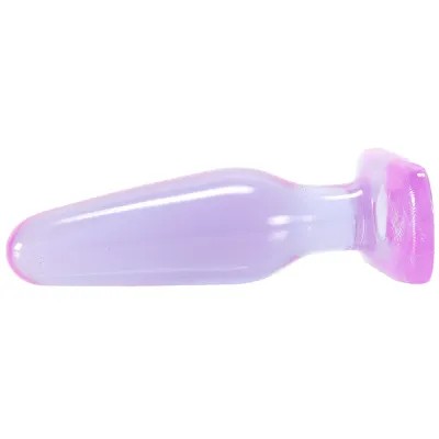 Crystal Jellies Butt Plug Purple Medium
