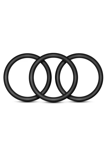 Performance - Vs1 Pure Premium Silicone Cockrings  - Medium - Indigo
