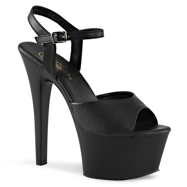 6 inches Heel, 2 1/4 inches PF Vegan Friendly Ankle Strap Sandal — image 13 of 25