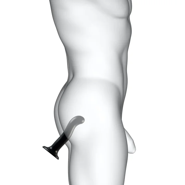 Strap On Me Prostate and G Spot Curved Dildo XLarge Black