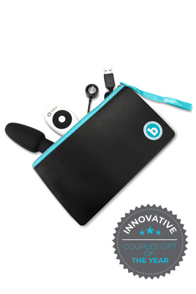 B-Vibe Rimming 4.9" Petite Butt Plug with Remote