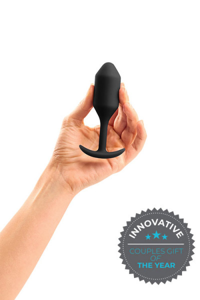 B-Vibe Weighted Silicone 4.3" Snug Butt Plug 2 (114g)