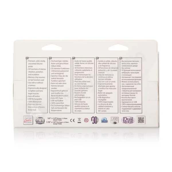 Pink Rechargeable Love Rider Strapless Strap-on